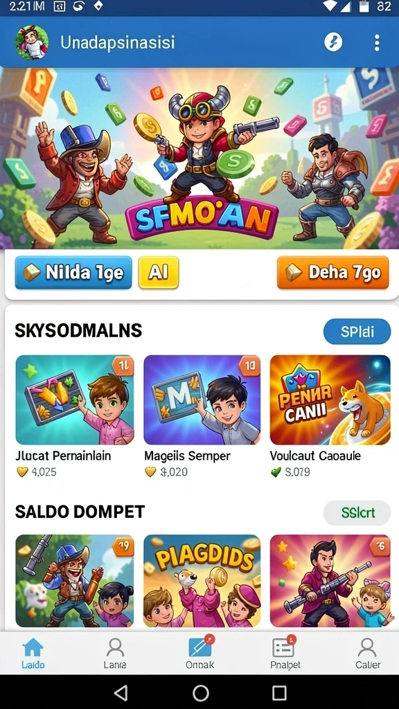 Grafis berkualitas tinggi yang memikat mata.