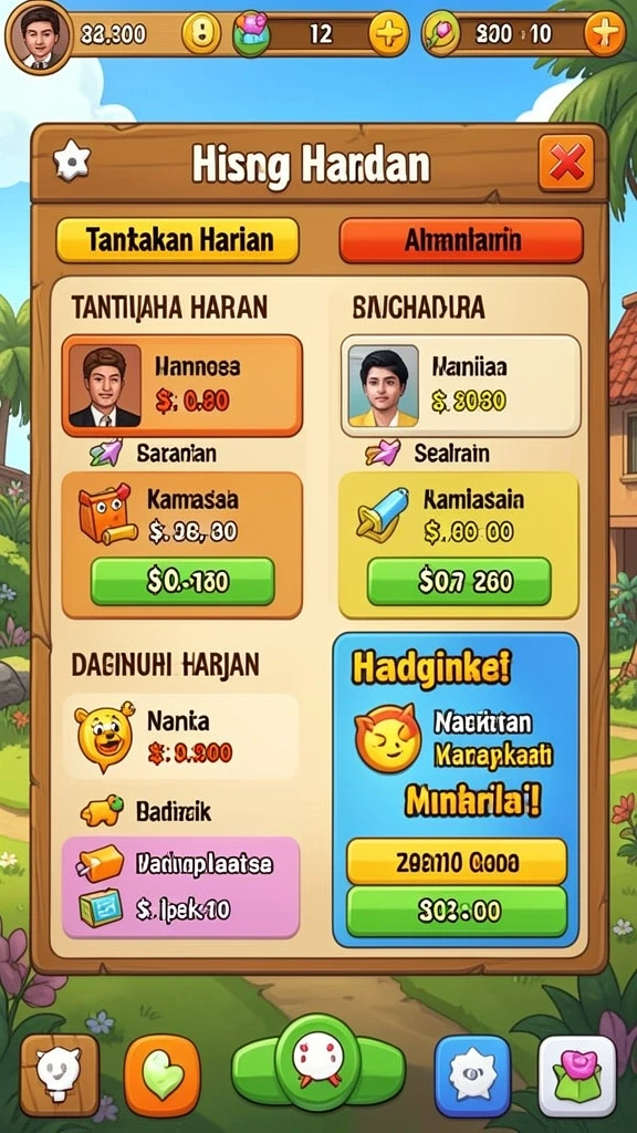 Visualisasi grafis yang memukau selama gameplay.
