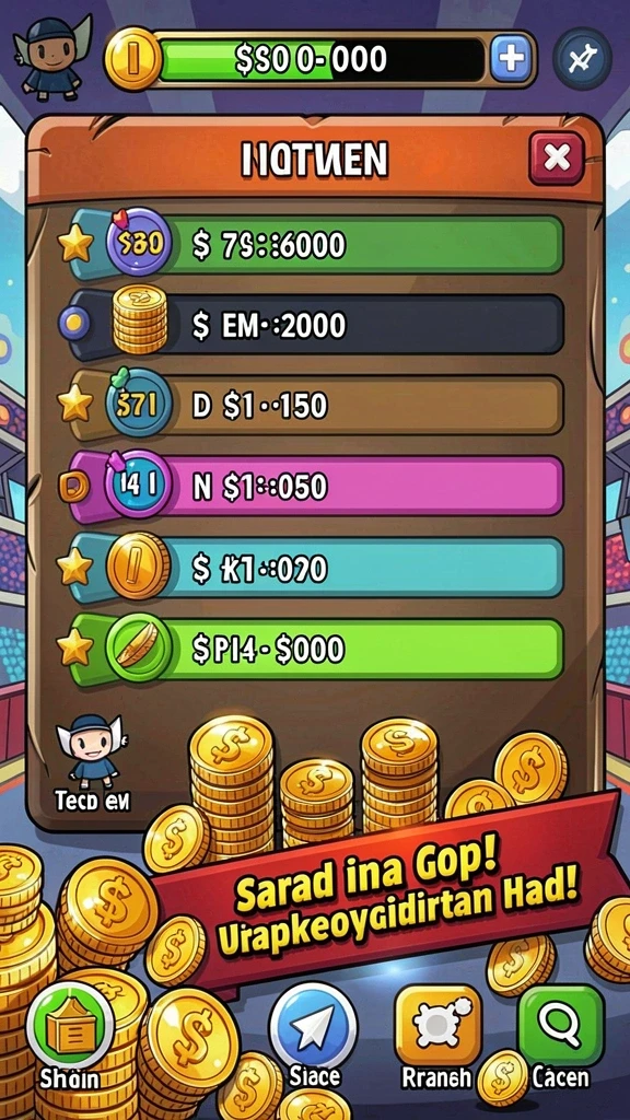 Contoh permainan strategi di dalam BOS5000 yang mengasyikkan.
