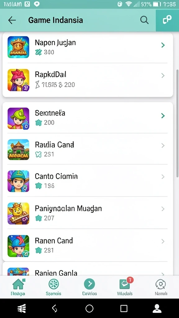 Tampilan utama aplikasi C8VIP yang menarik dan interaktif.