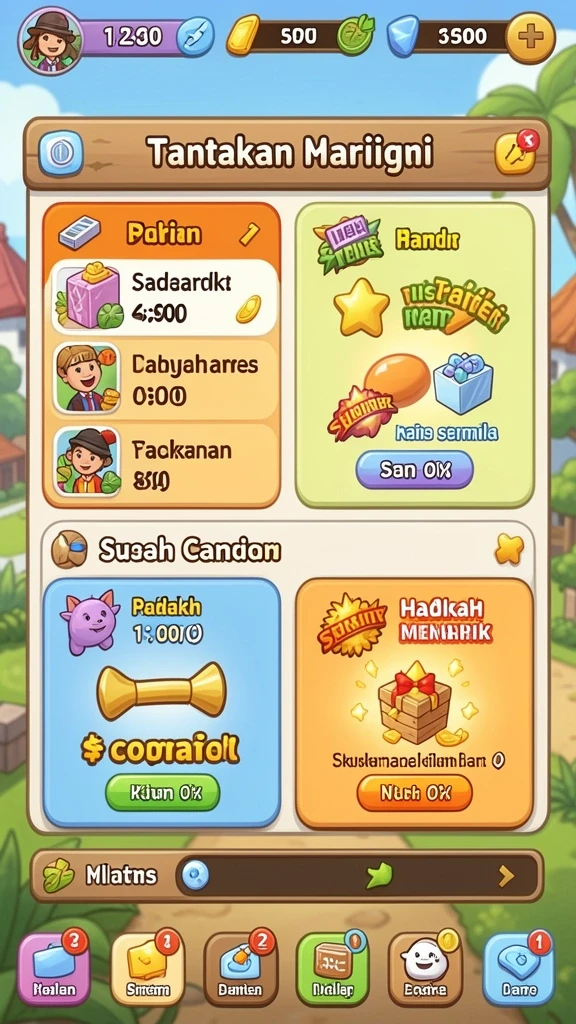 Level baru yang menantang dan menarik perhatian.