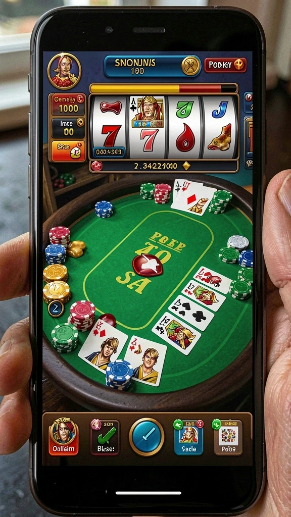 Tampilan menu utama yang intuitif dan menarik.