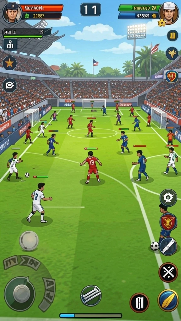 Karakter beragam dengan desain yang sangat menarik.