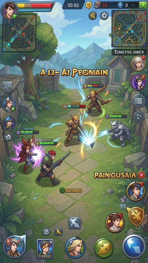 Level menantang dengan berbagai rintangan yang harus dihadapi.
