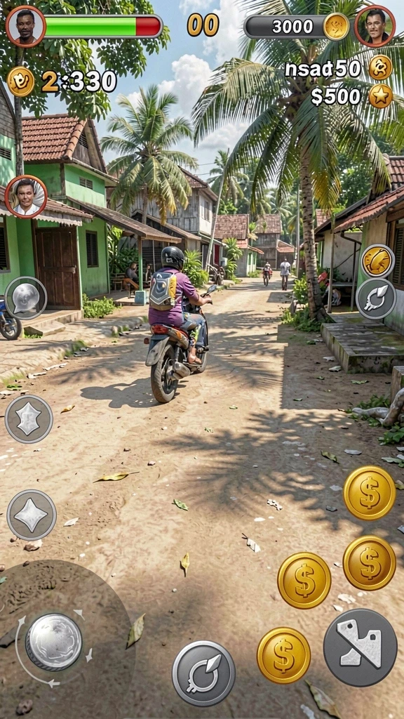 Tampilan grafis yang memukau dan kaya warna.