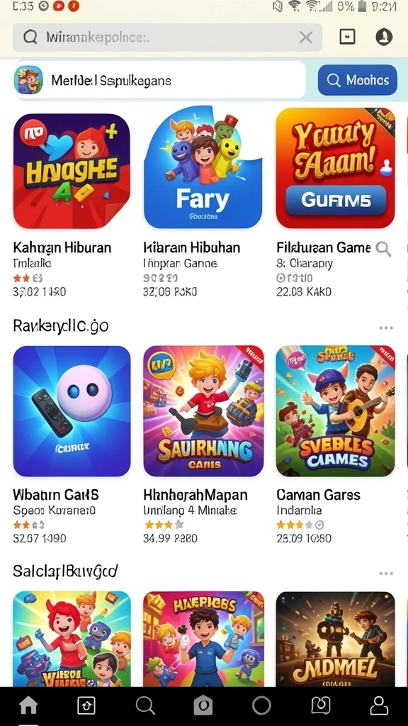Tampilan antarmuka MELODY77 yang menarik dan intuitif.