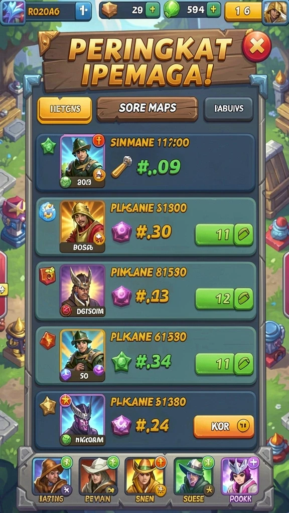 Screenshot menunjukkan salah satu level menantang.