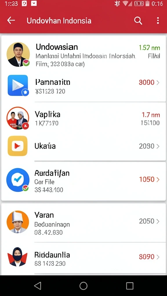 Tampilan antarmuka utama yang menarik.