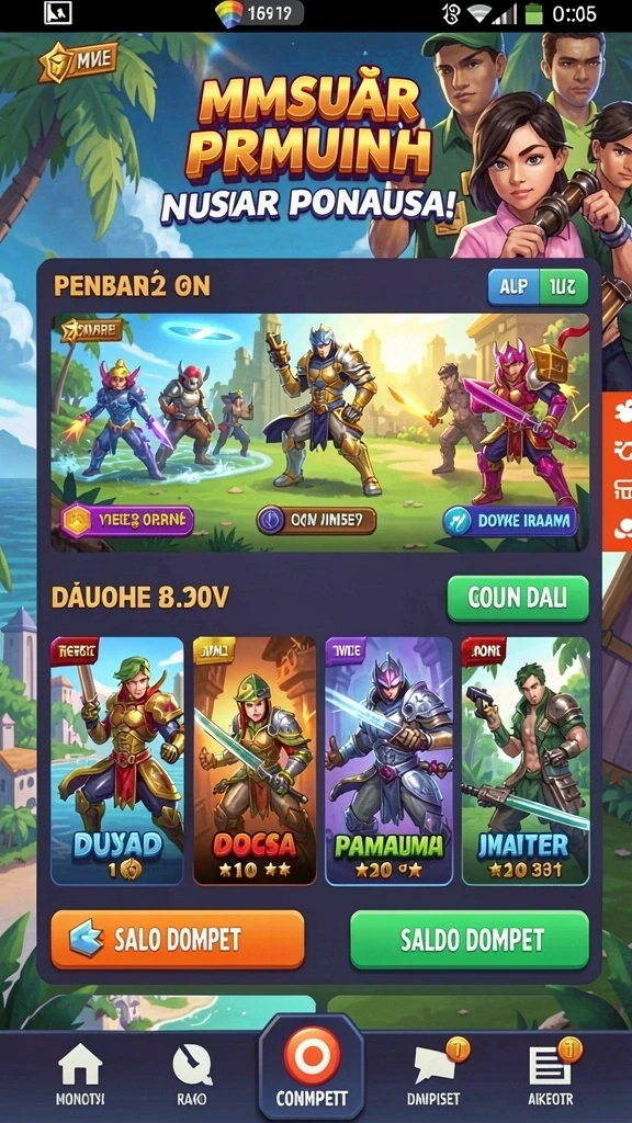 Menu pengaturan yang mudah digunakan.
