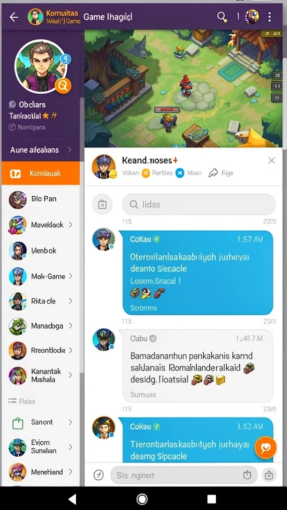 Berbagai karakter unik untuk dipilih.