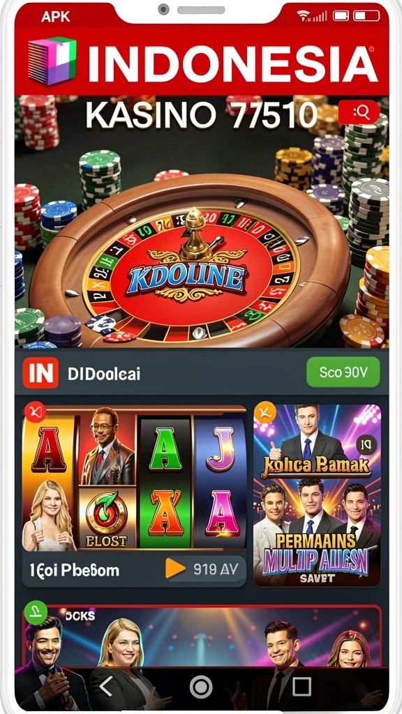 Screenshot menunjukkan berbagai pilihan slot yang tersedia.