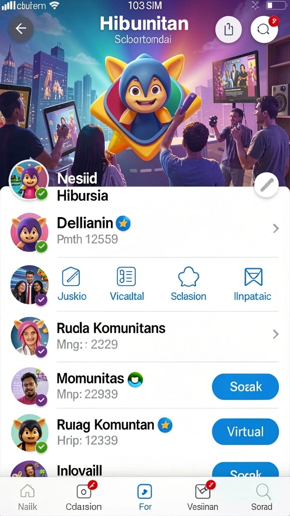 Tampilan antarmuka yang ramah pengguna dan menarik.