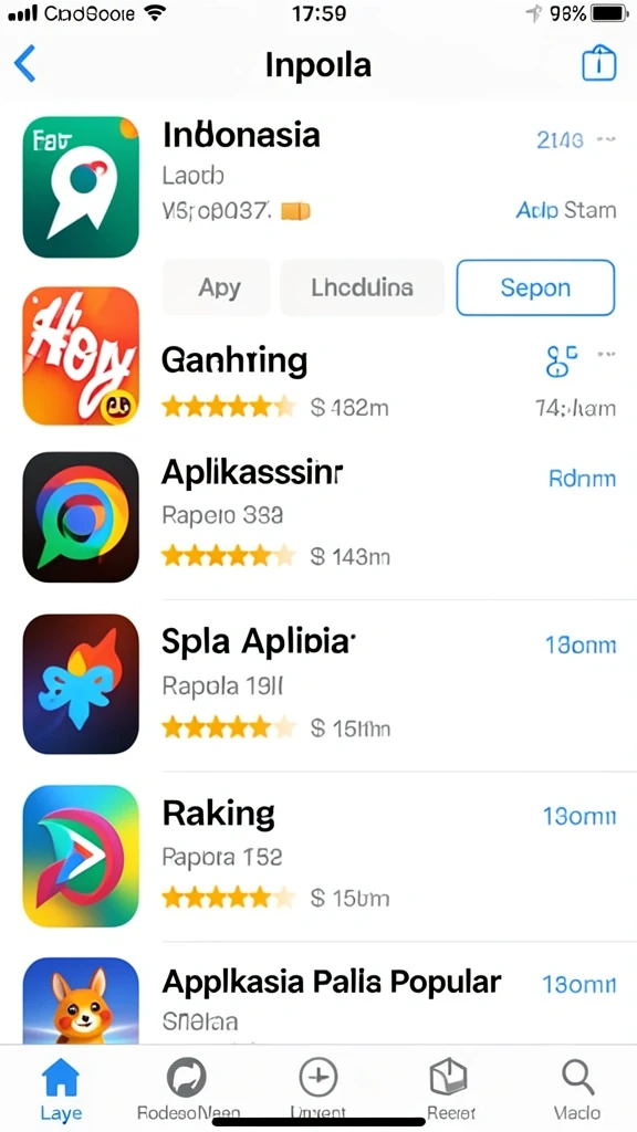 Screenshot menampilkan berbagai pilihan slot yang menarik.