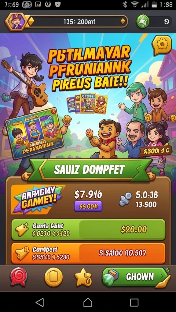 Karakter-karakter menarik dalam game.
