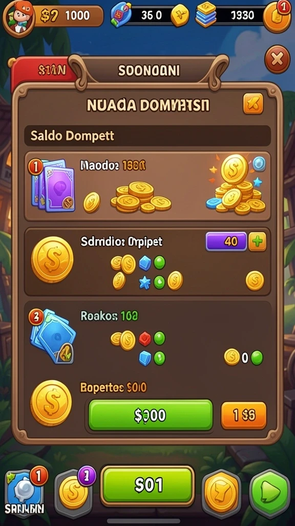 Berbagai pilihan tema permainan slot yang menarik.
