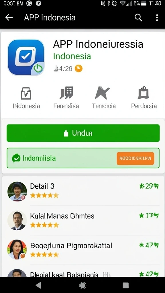Tampilan antarmuka yang modern dan menarik.