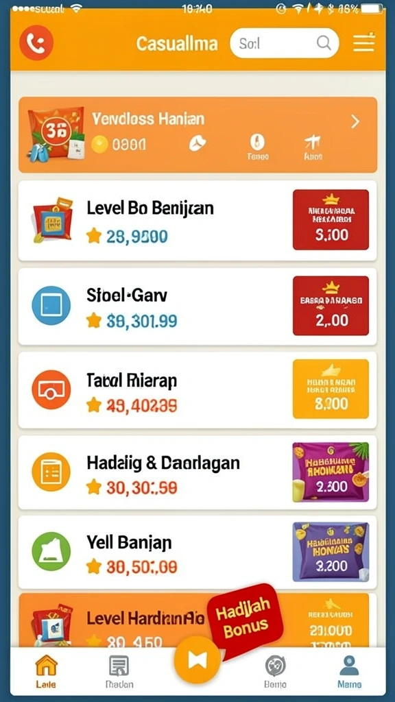 Mode permainan yang beragam dan menarik.