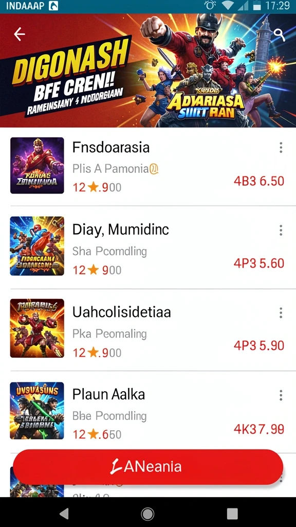 Tampilan awal ZARA4D yang menarik dan intuitif.
